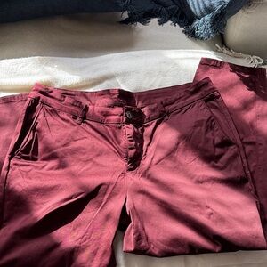 Kut from the Kloth Maroon Jeans.  Size 18W.  New without tags.